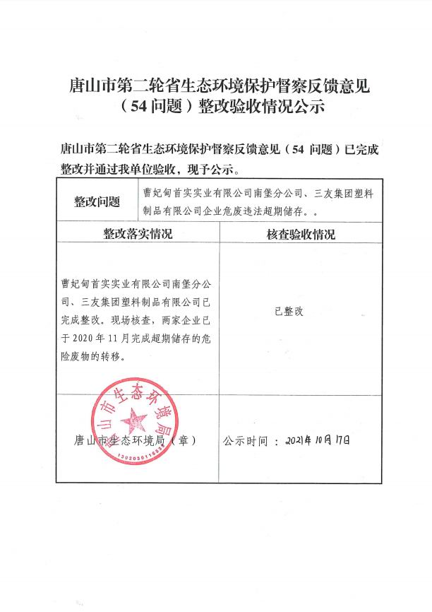 唐山市第二轮省生态环境保护督察反馈意见(54问题)整改验收情况公示.jpg