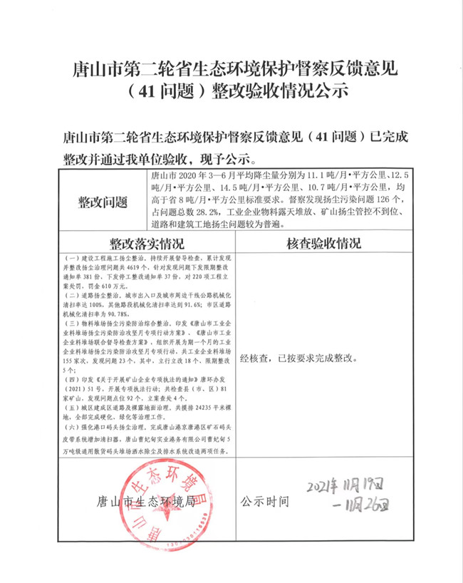 唐山市第二轮省生态环境保护督察反馈意见(41问题)整改验收情况公示_副本.jpg