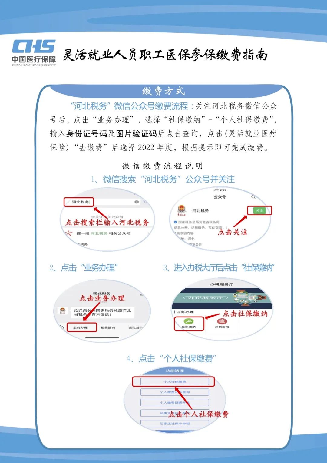 唐山医保中心发布灵活就业人员职工医保参保缴费指南3.jpg