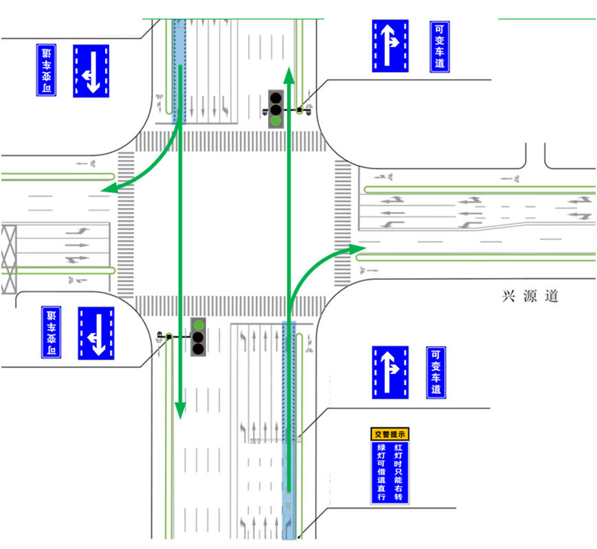 唐山市区9个路口增设“直右可变车道”4.png 唐山市区9个路口增设“直右可变车道”4.png