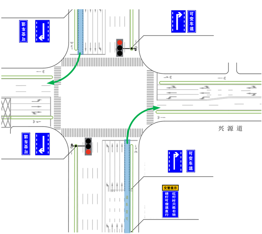 唐山市区9个路口增设“直右可变车道”6.png 唐山市区9个路口增设“直右可变车道”6.png