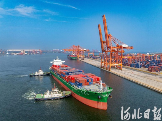 《河北日报》报道唐山丨港产联动，打造渤海湾高质量发展新增长极